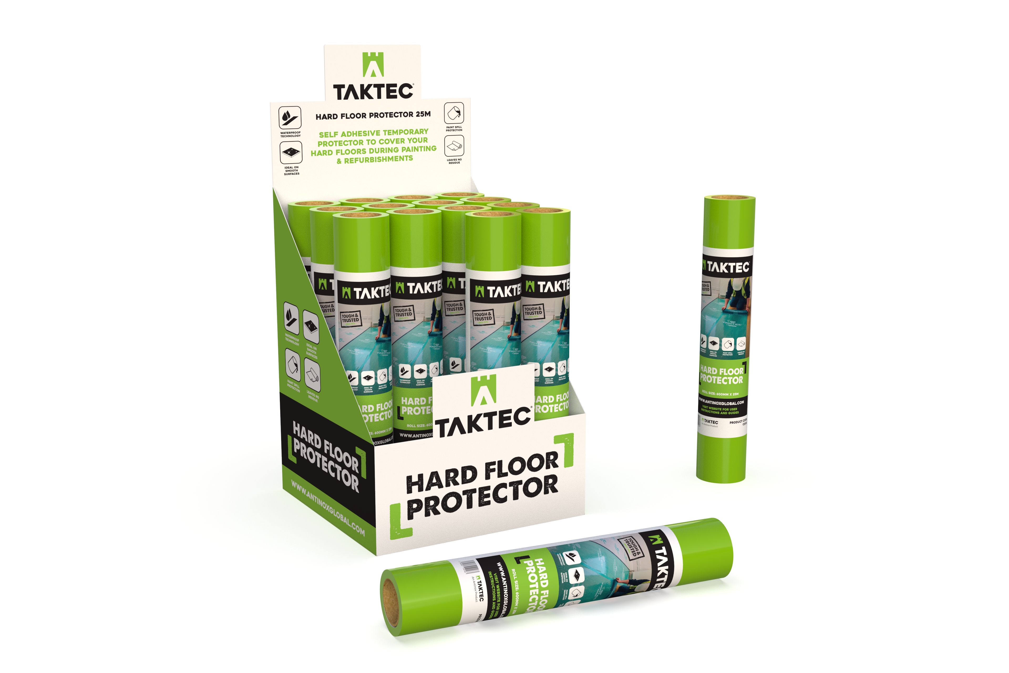 Taktec Hard Surface Film 16 x 25m Rolls